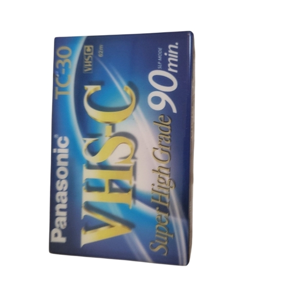 Panasonic VHS-C TC-30 Super High Grade 90 Min Video Cassette Tapes New - Picture 3 of 3